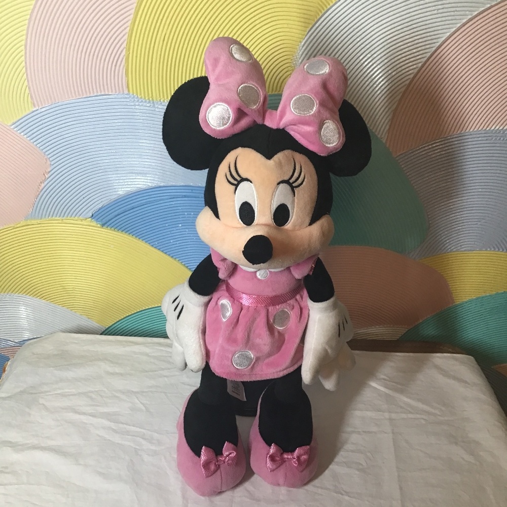 Disney brand, Minnie mouse sparkle, large toy doll this